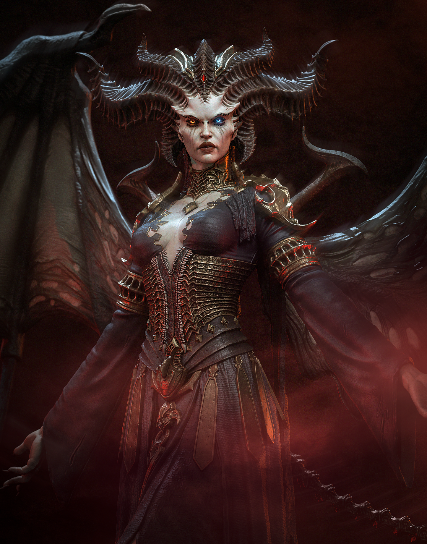 Lilith figure kit - Unpainted 3D printed resin model kit