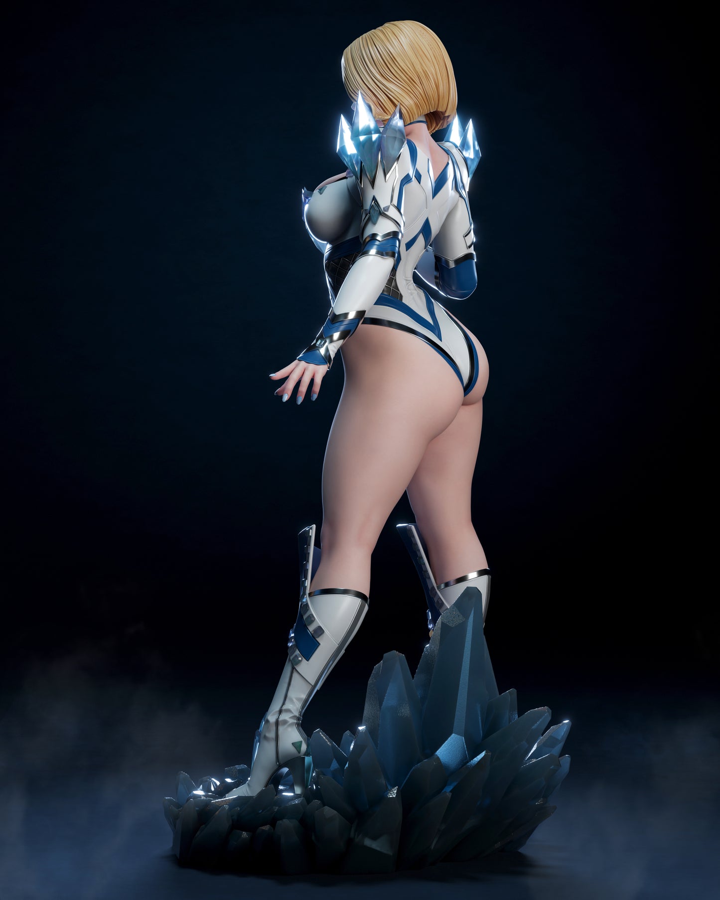 Emma Frost absolutely caked up