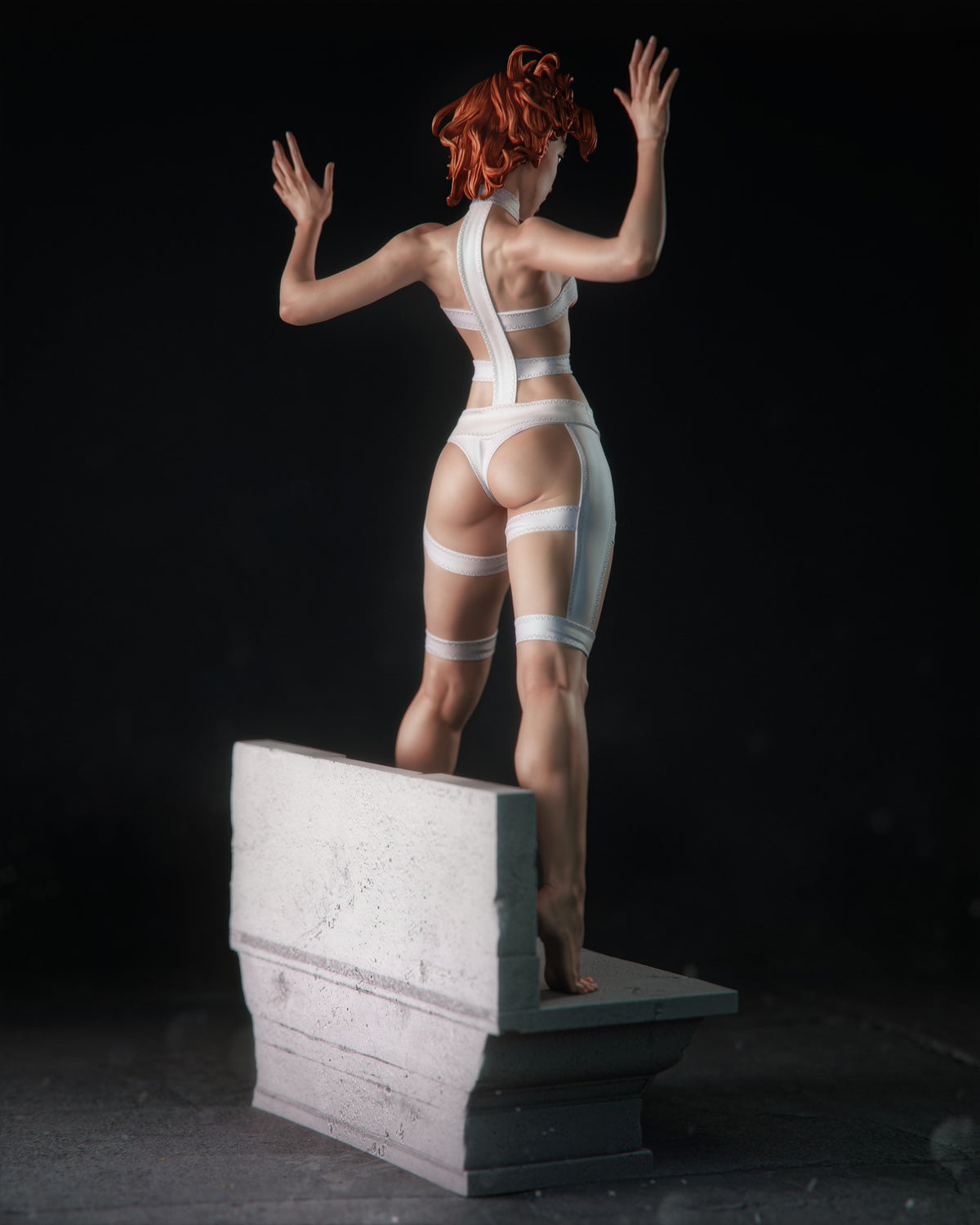 Leeloo Style Fifth Element Movie Unpainted Resin Garage Model Kit (1/6-1/12)