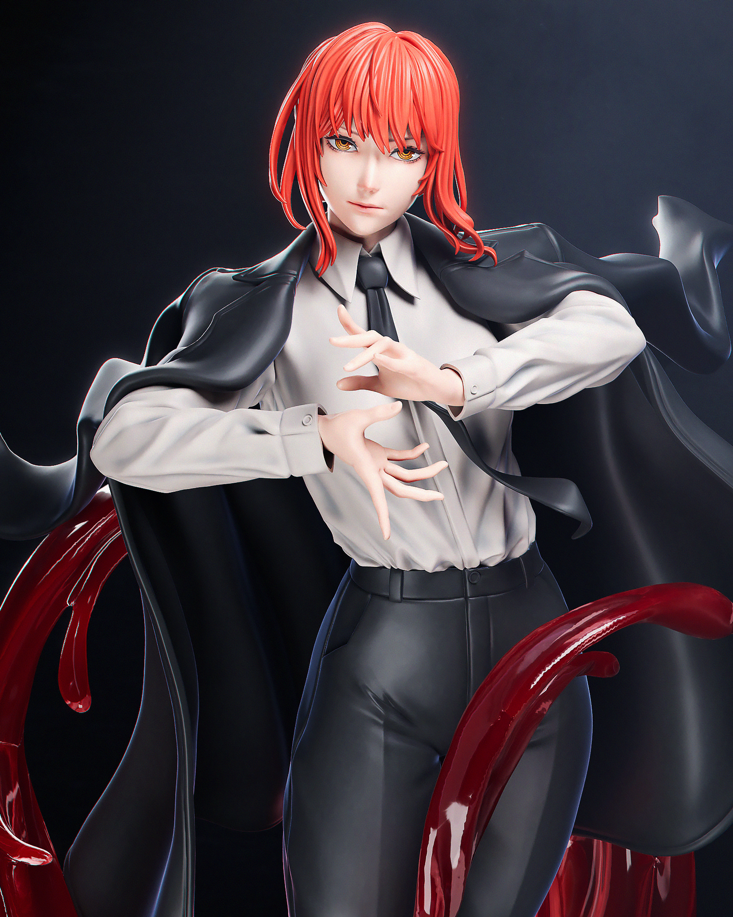 Makima figure kit - Unpainted 3D printed resin model kit