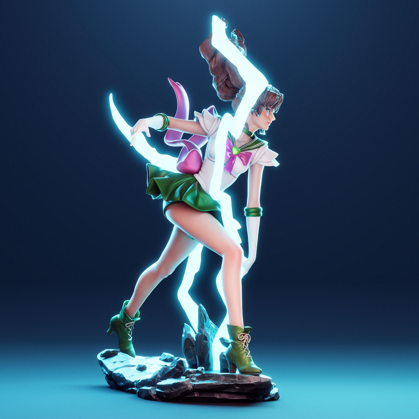 Sailor Jupiter resin kit – Unpainted 3D Printed Model kit