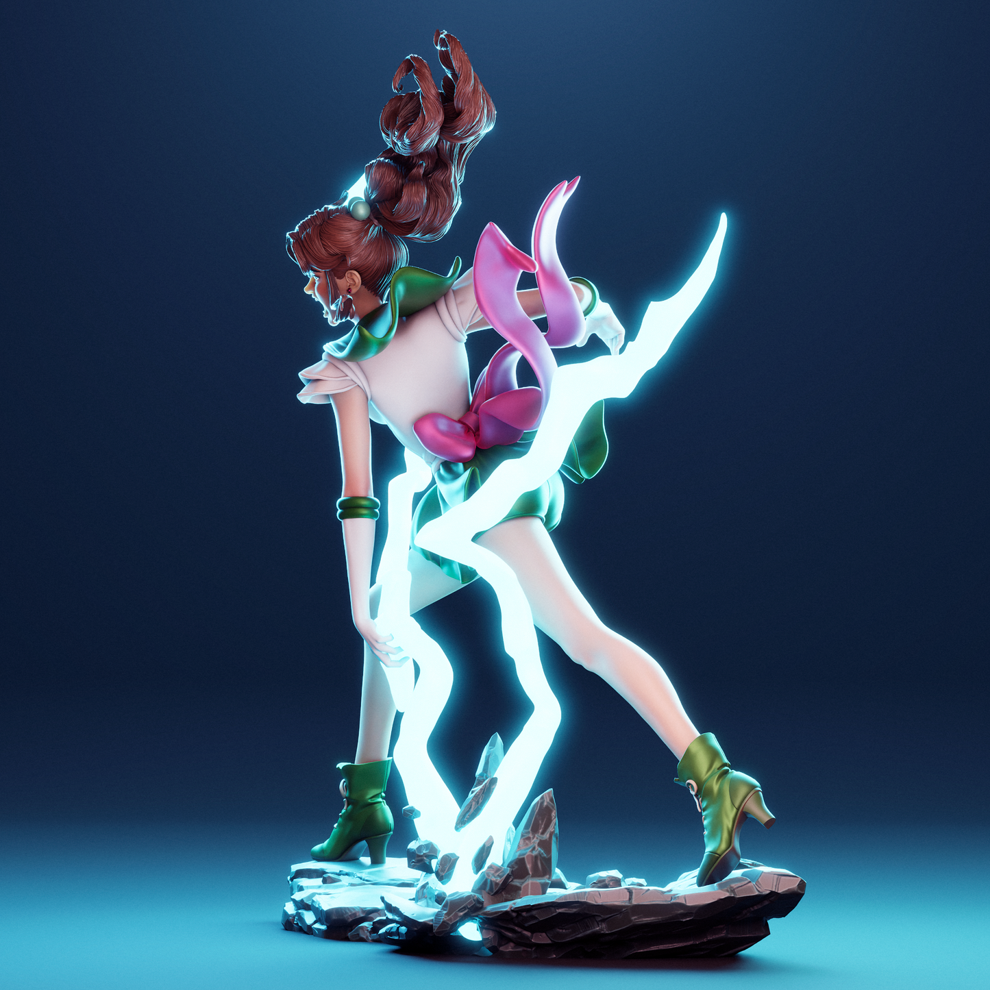 Sailor Jupiter resin kit – Unpainted 3D Printed Model kit
