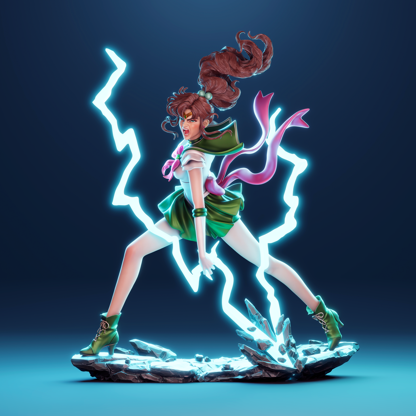 Sailor Jupiter resin kit – Unpainted 3D Printed Model kit