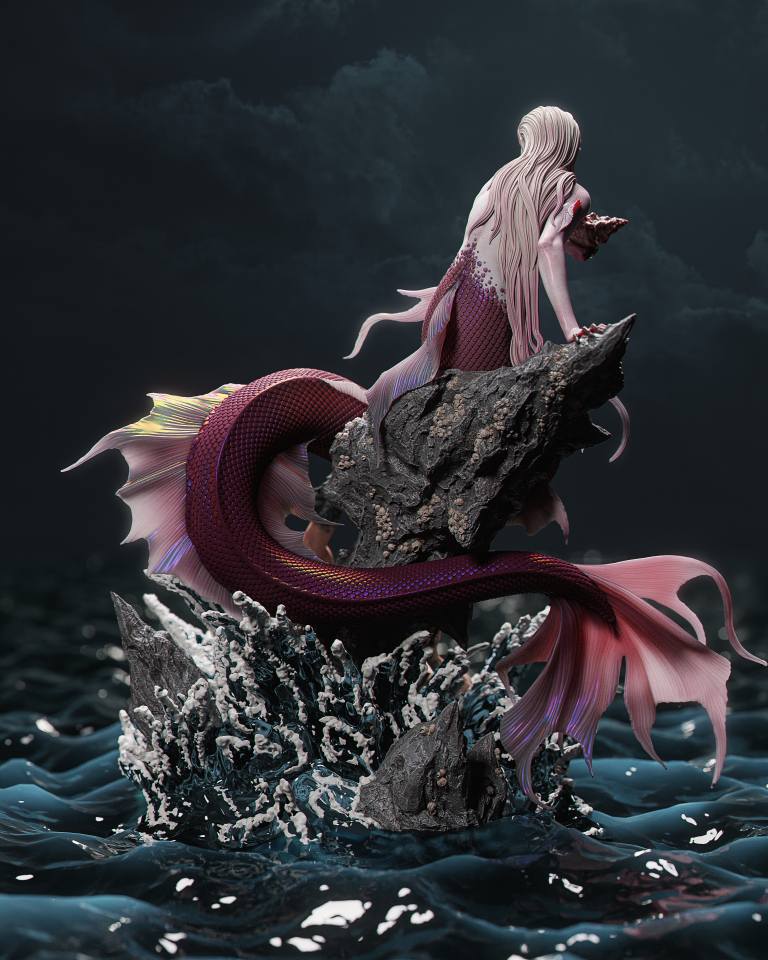 Original character unpainted model