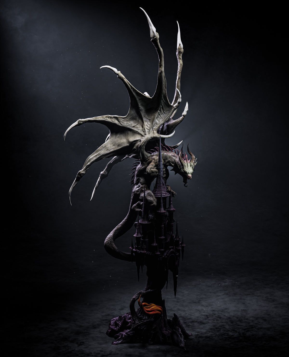 Dragon OC Style Mythical Beast Unpainted Resin Garage Model Kit (1/6-1/12)