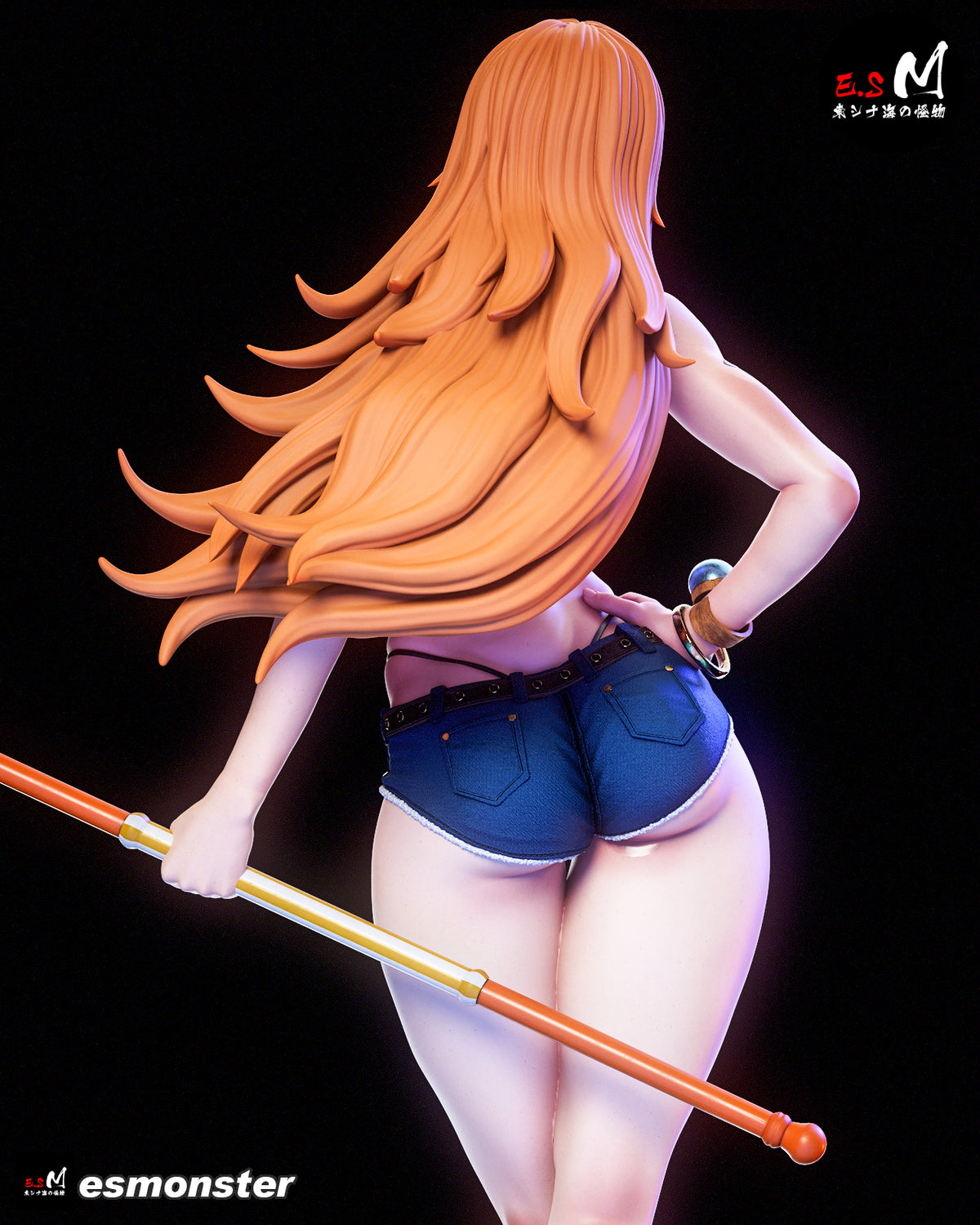 Nami Style One Piece Anime Unpainted Resin Garage Model Kit (1/6-1/12)