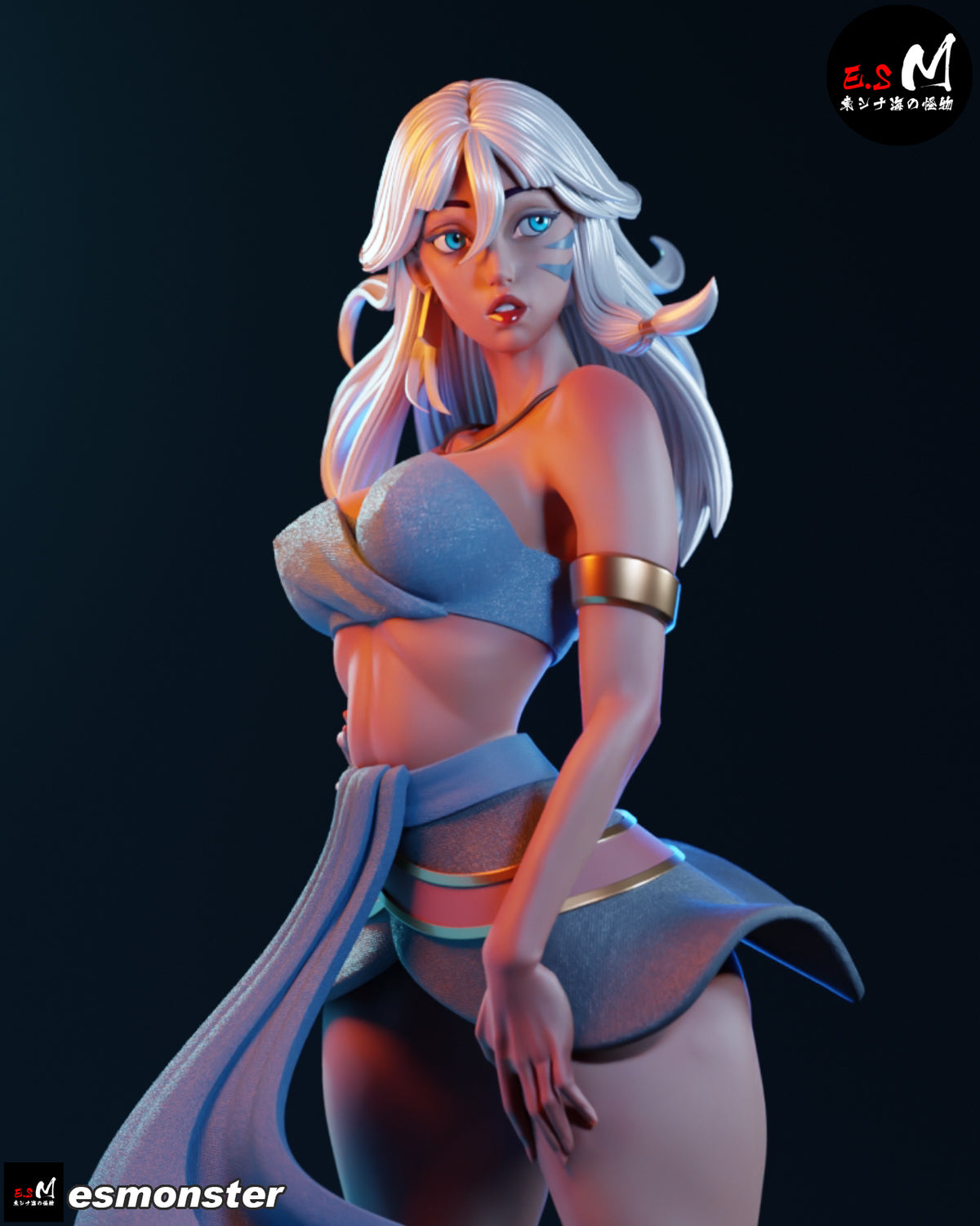 Kida Style Atlantis Disney Unpainted Resin Garage Model Kit (1/6-1/12)