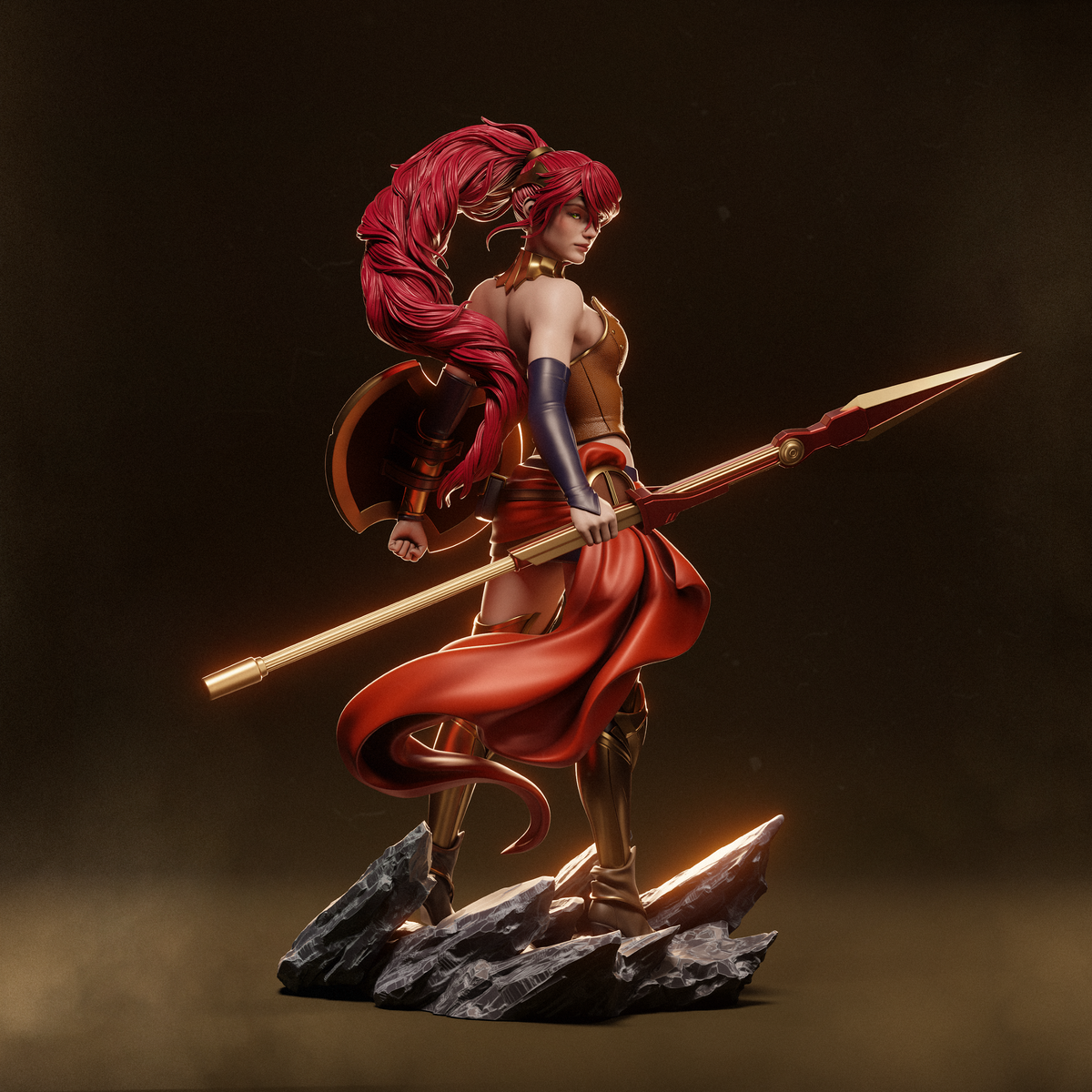 Unpainted heroic model kit