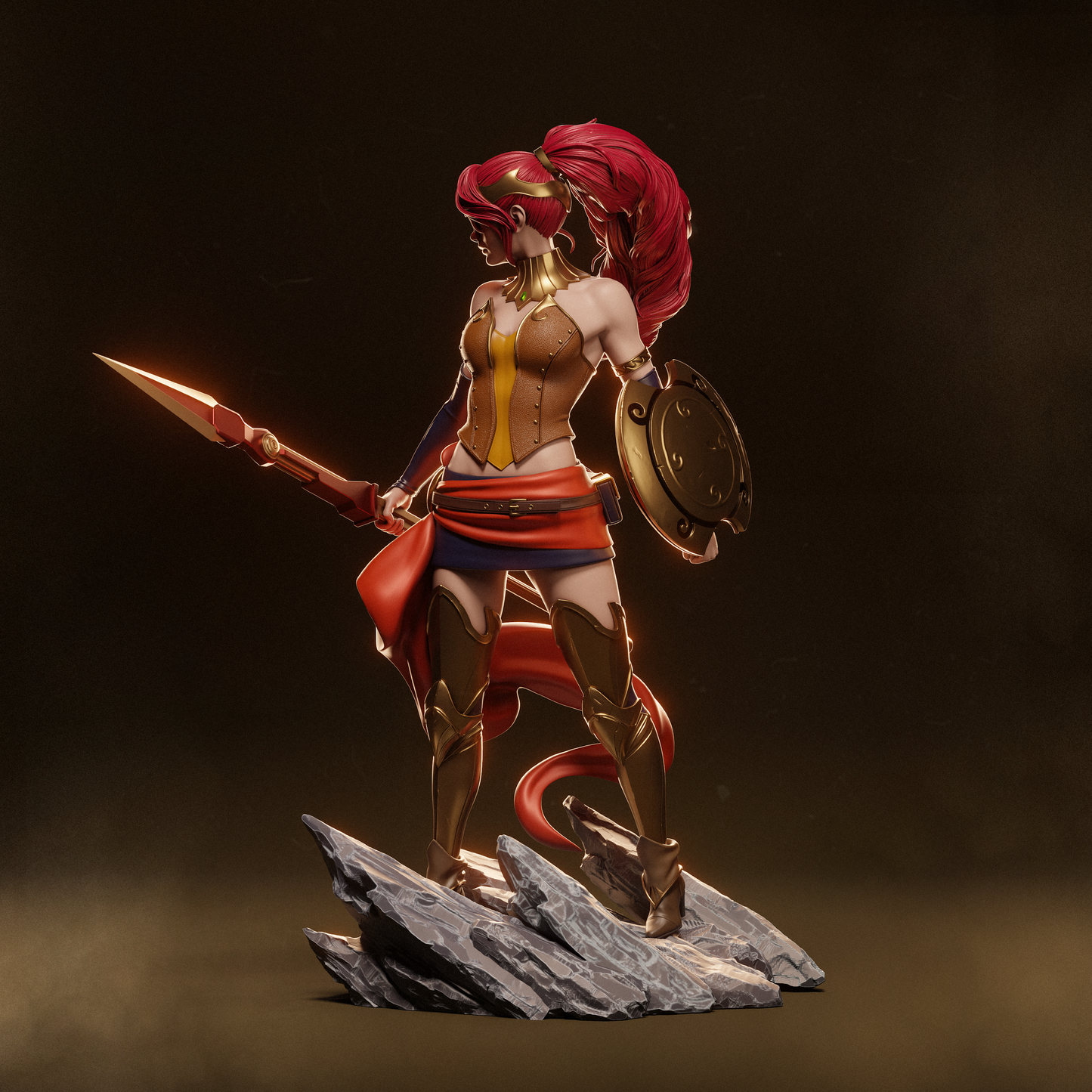 Pyrrha figure kit - Unpainted 3D printed resin model kit