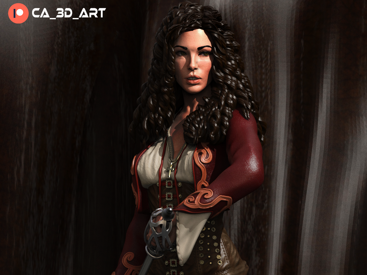 Anna Valerious Style Van Helsing Movie Unpainted Resin Garage Kit (1/6-1/12)