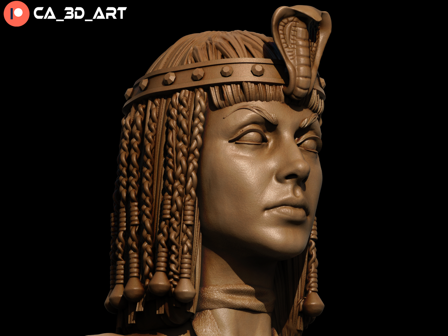 Egyptian Queen resin kit – Unpainted 3D Printed Model kit