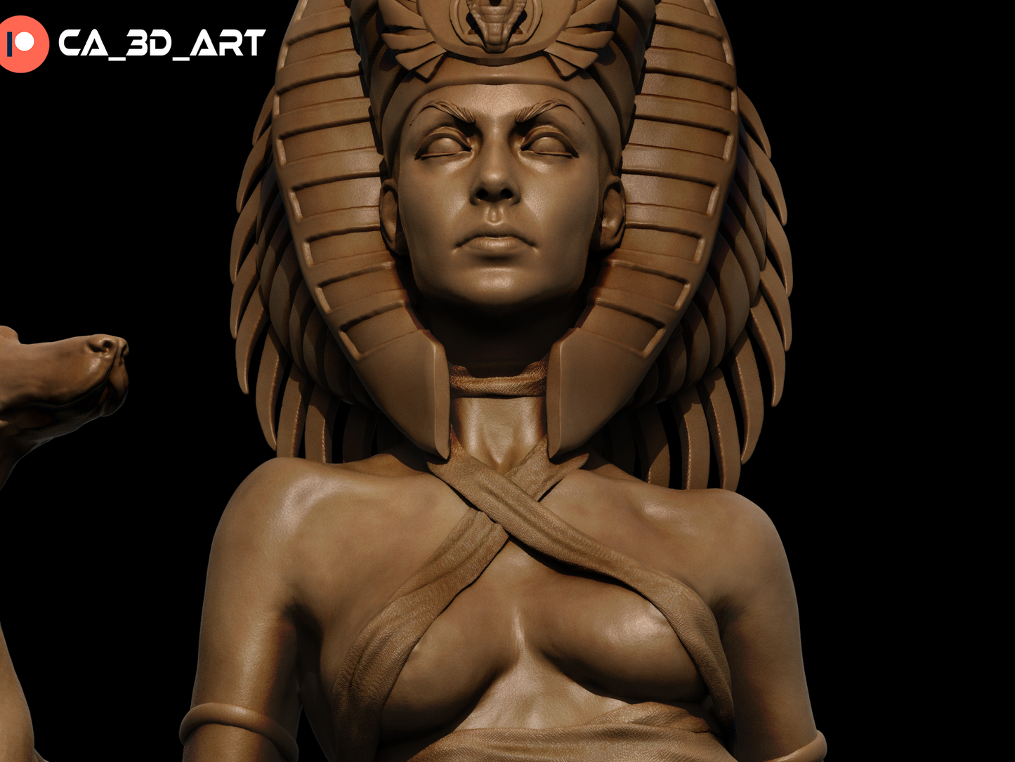 Egyptian Queen resin kit – Unpainted 3D Printed Model kit