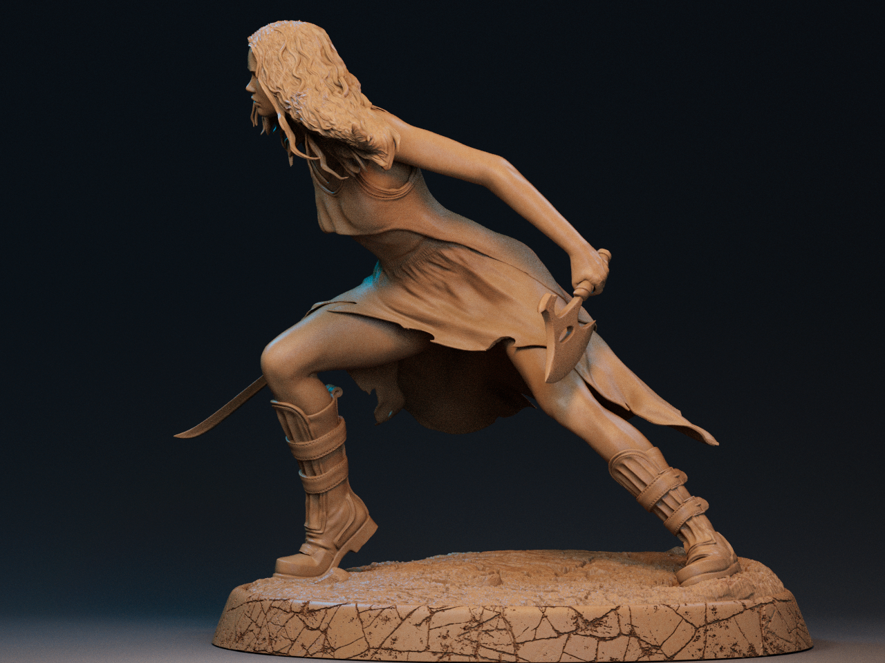 River Tam style Serenity Dancer Girl resin kit – Unpainted 3D Printed Model kit