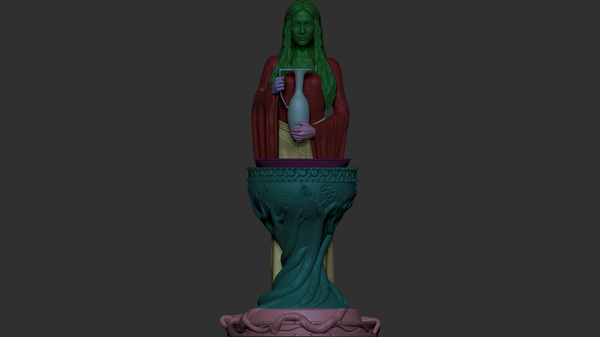 Galadriel Style Lord of the Rings LOTR Unpainted Resin Garage Kit (1/6-1/12)