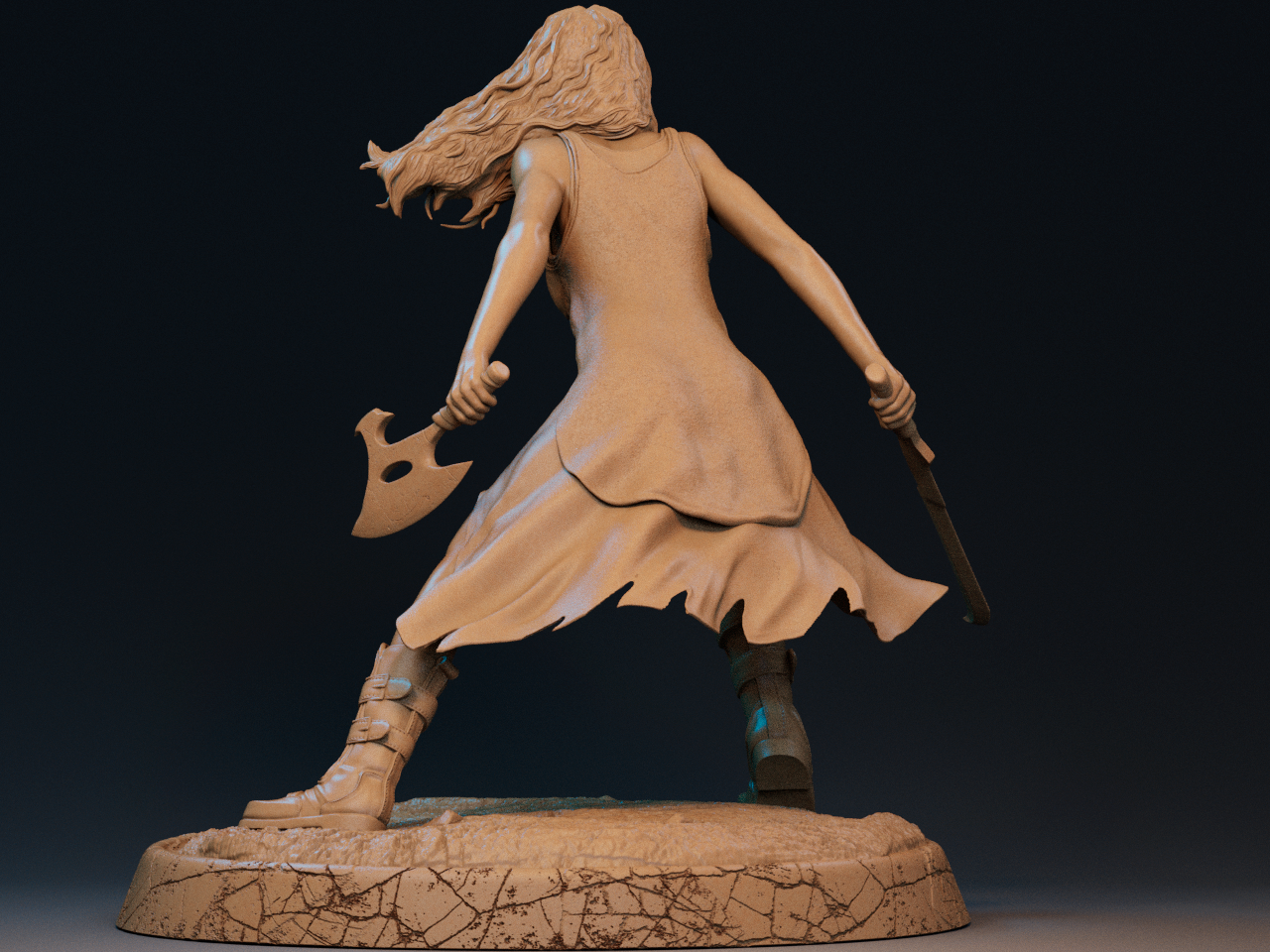 River Tam style Serenity Dancer Girl resin kit – Unpainted 3D Printed Model kit