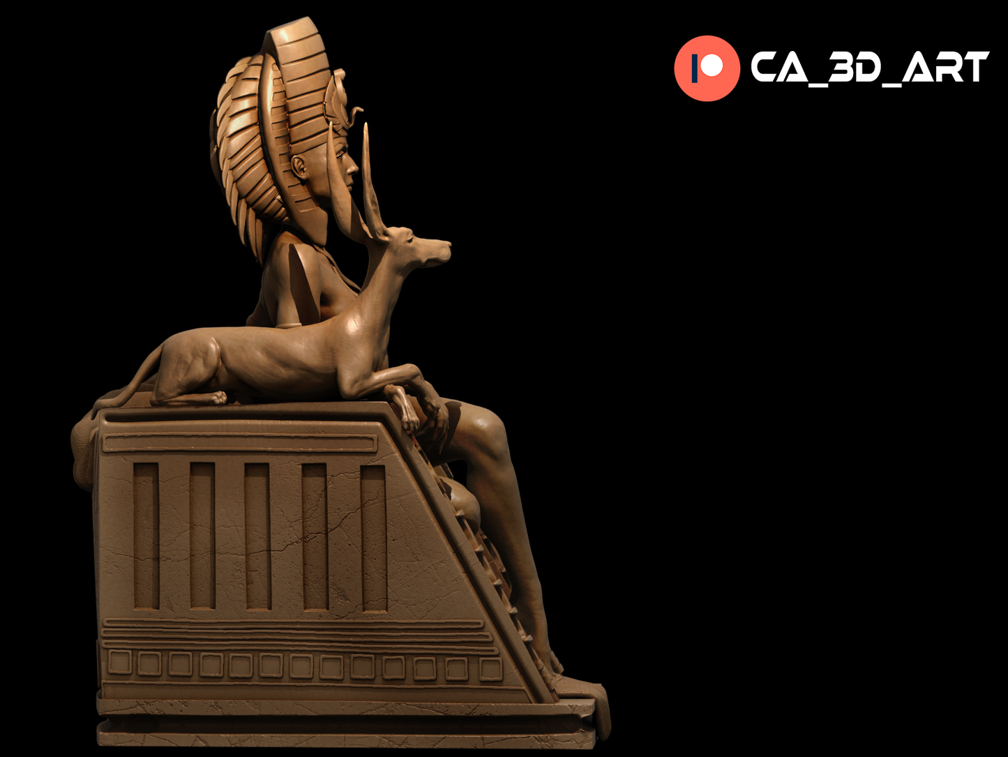 Egyptian Queen resin kit – Unpainted 3D Printed Model kit
