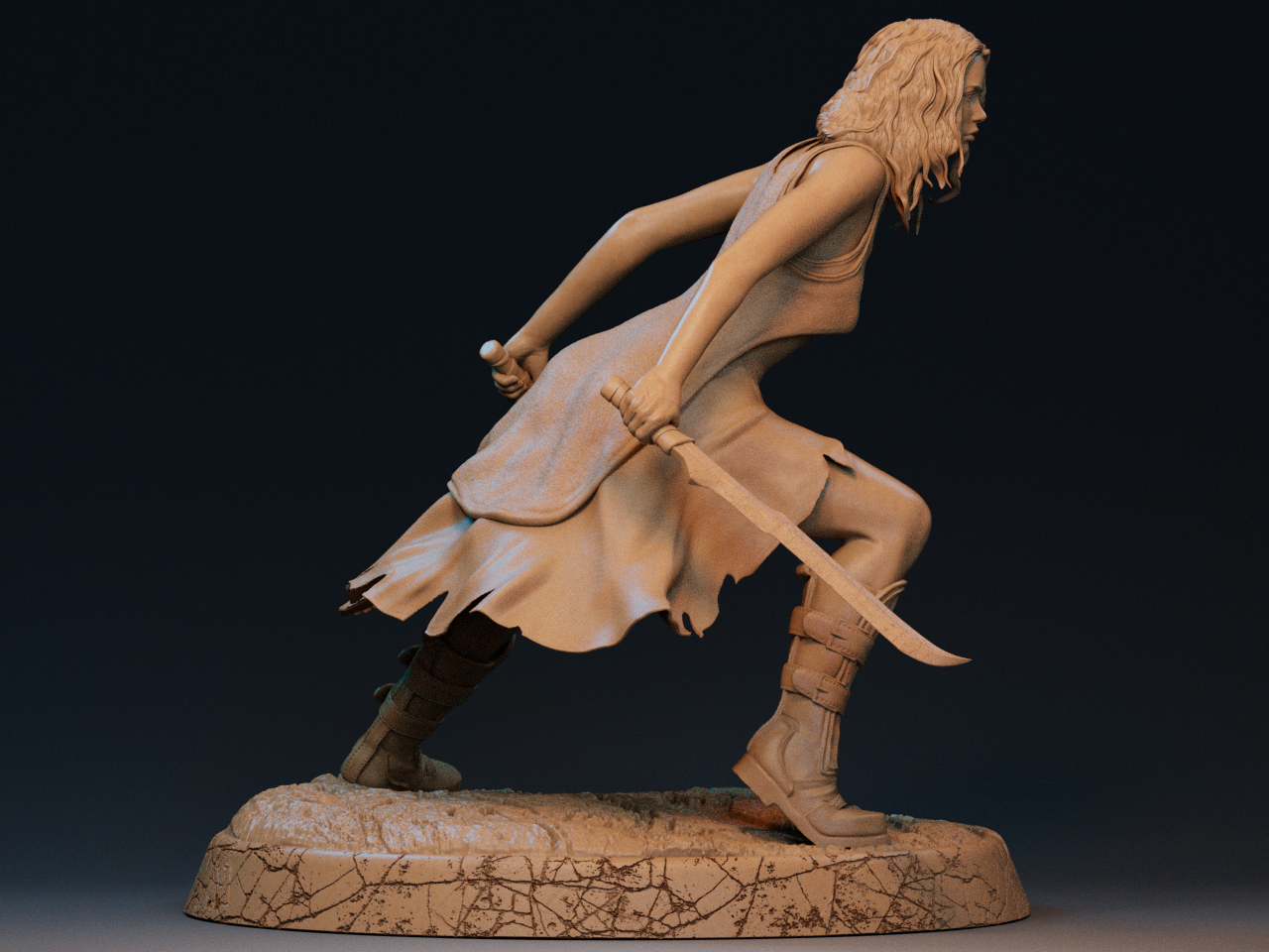 River Tam style Serenity Dancer Girl resin kit – Unpainted 3D Printed Model kit