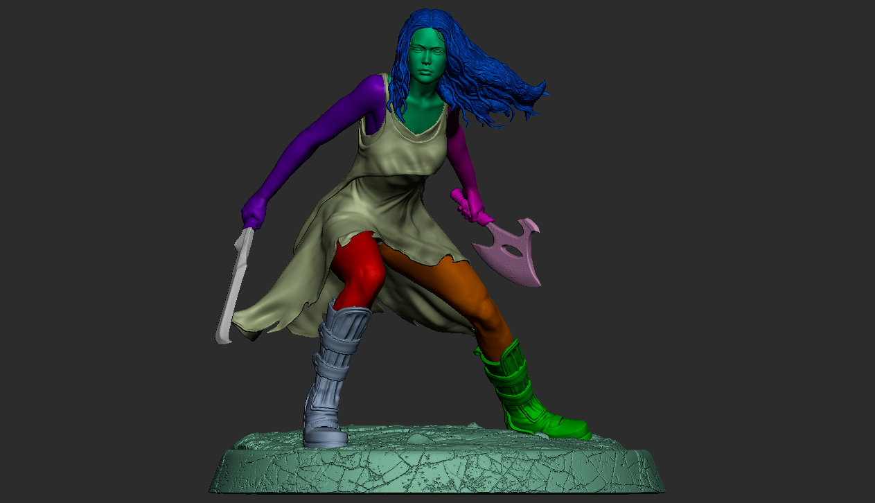 River Tam style Serenity Dancer Girl resin kit – Unpainted 3D Printed Model kit