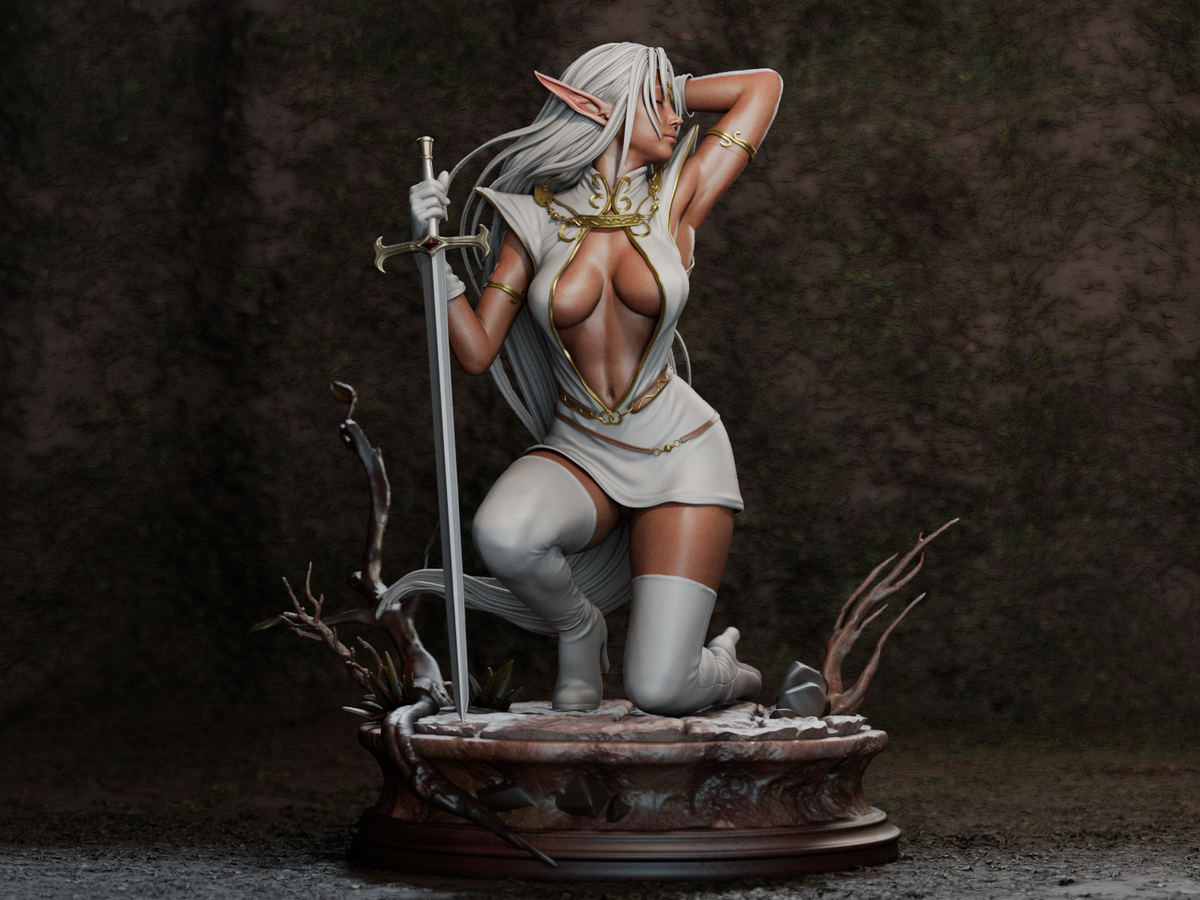 Pirotess Style Record of Lodoss War Anime Unpainted Resin Garage Kit (1/6-1/12)
