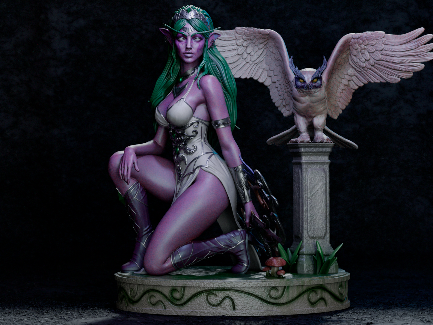 Tyrande resin kit – Unpainted 3D Printed Model kit
