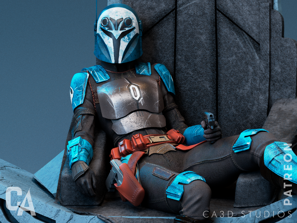 Bo-Katan Style Star Wars Mandalorian Unpainted Resin Garage Model Kit (1/6-1/12)