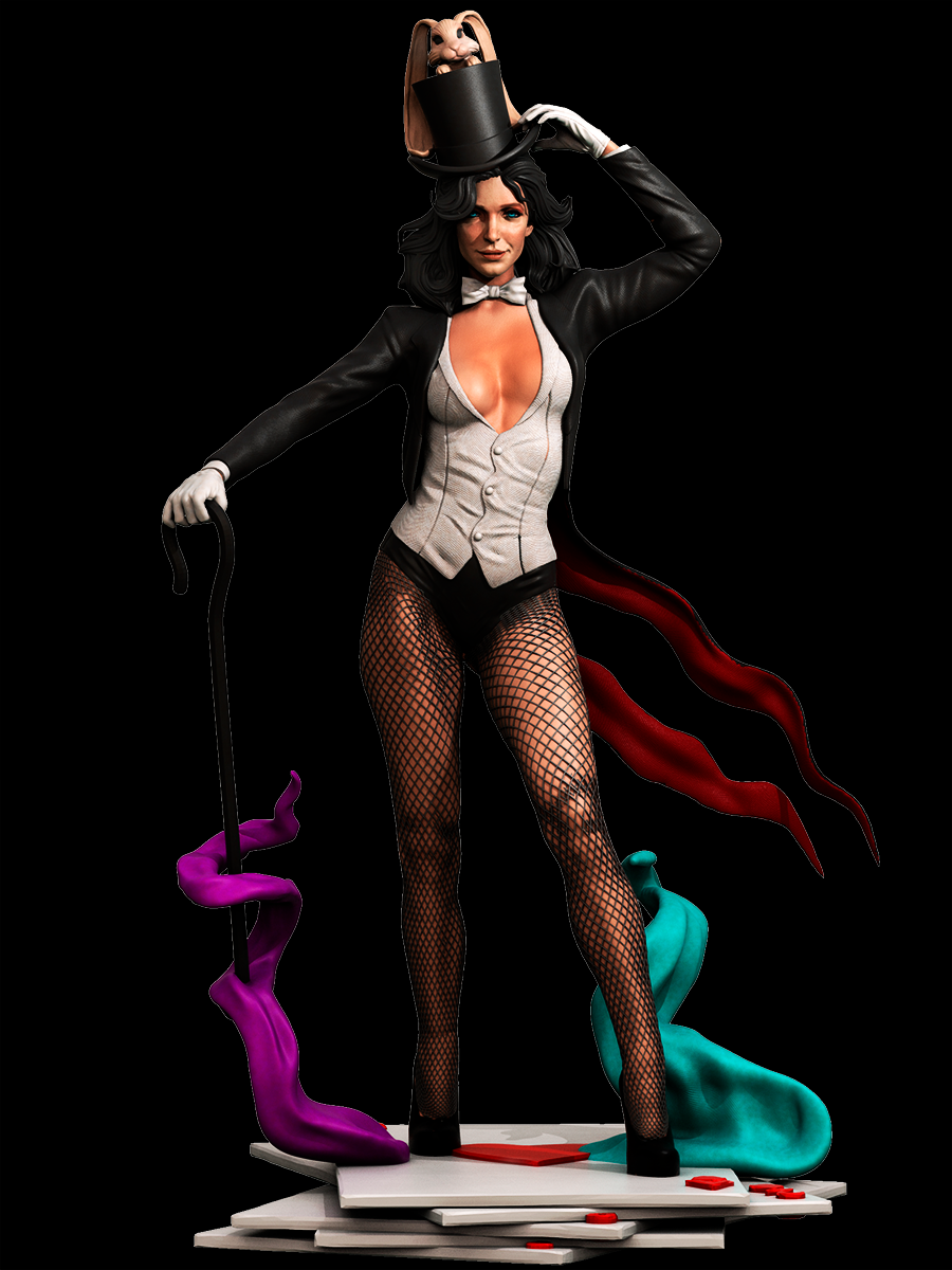 Zatanna style Mystic Magician Girl resin kit – Unpainted 3D Printed Model kit