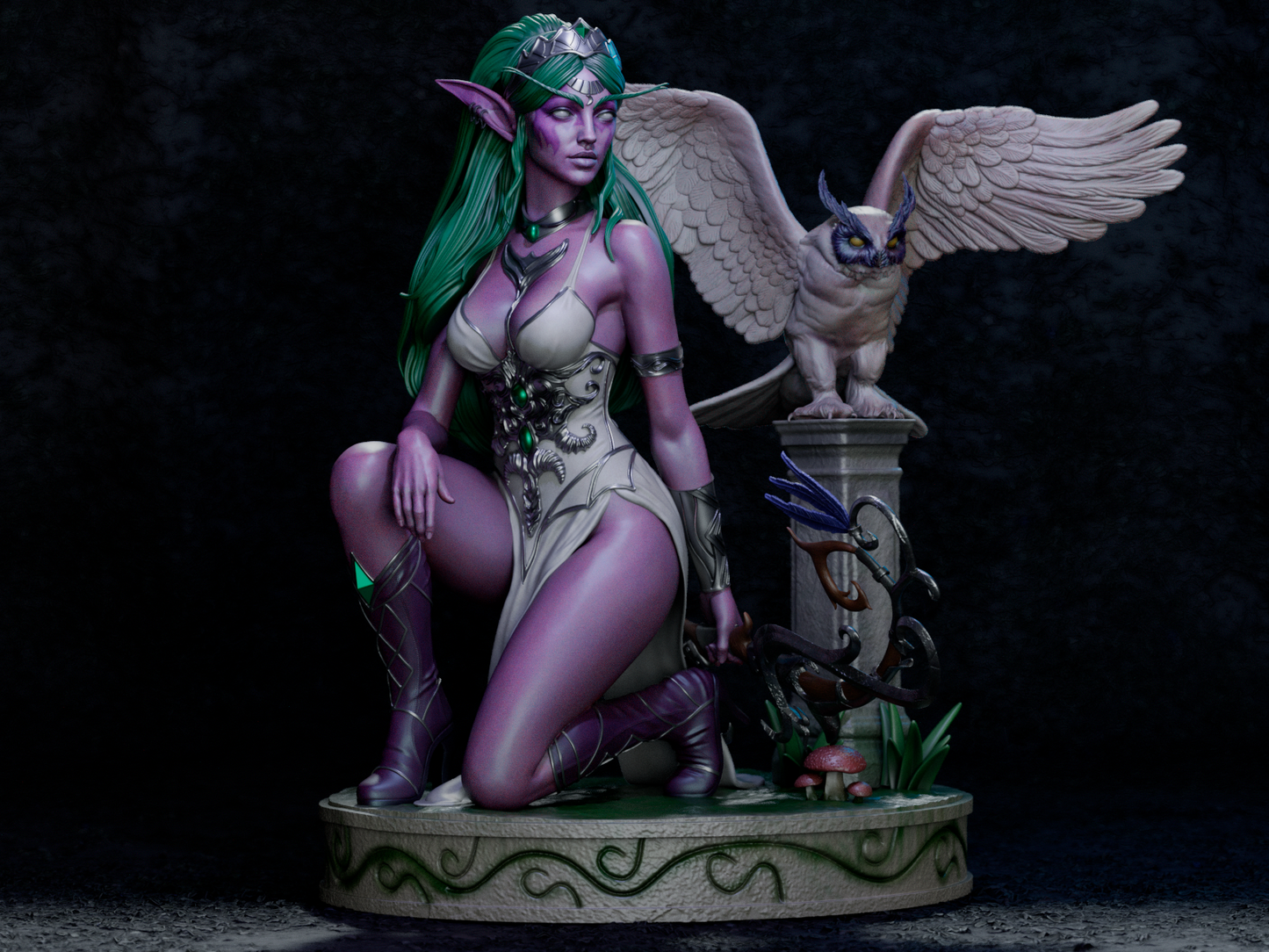 Tyrande resin kit – Unpainted 3D Printed Model kit