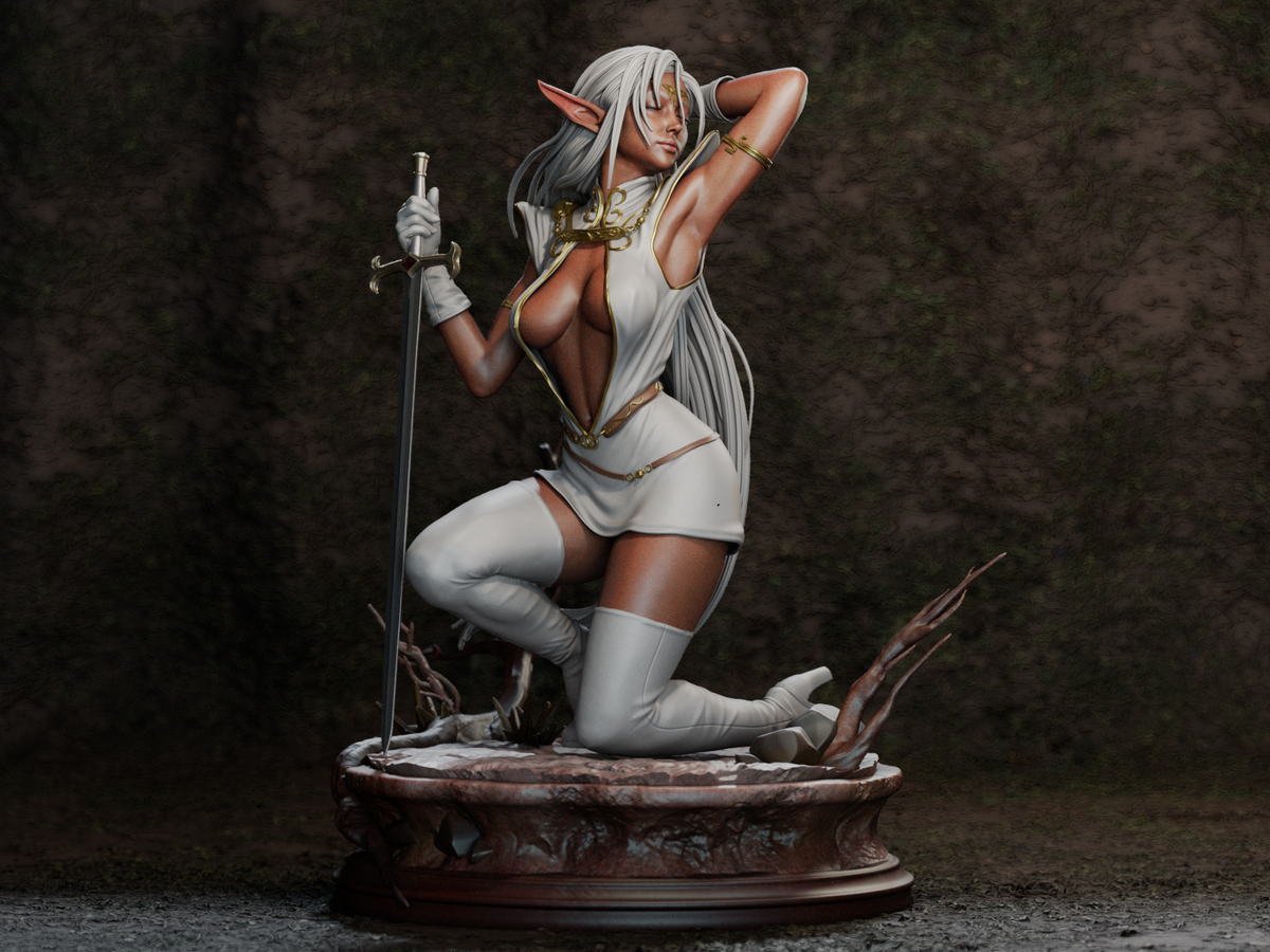 Pirotess Style Record of Lodoss War Anime Unpainted Resin Garage Kit (1/6-1/12)
