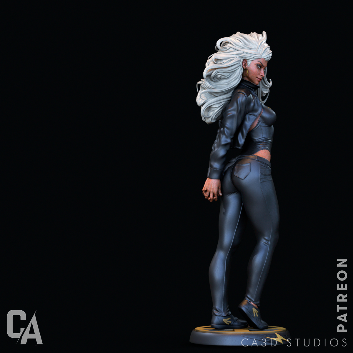 Weather Queen Storm Style X-Men Marvel Unpainted Resin Garage Model (1/6-1/12)