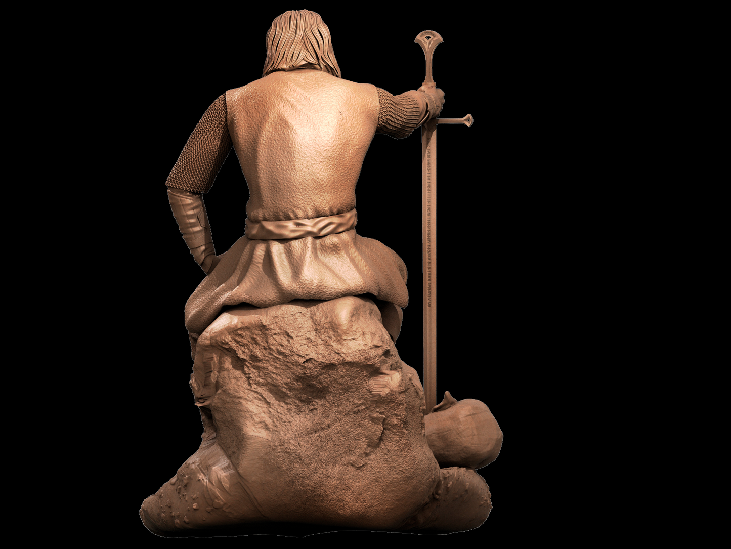 Aragorn style Forrest Ranger resin kit – Unpainted 3D Printed Model kit