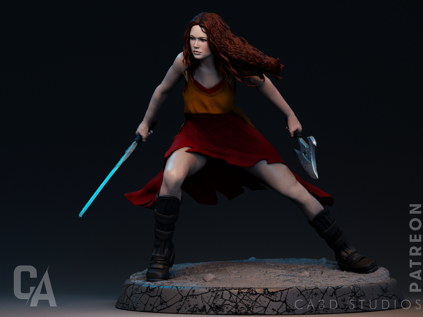 River Tam style Serenity Dancer Girl resin kit – Unpainted 3D Printed Model kit