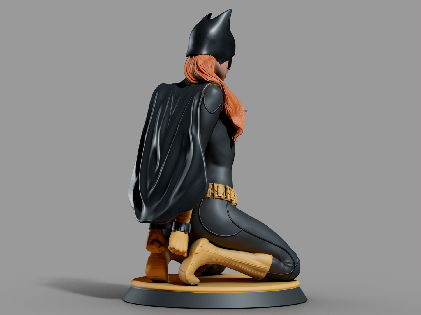 Batgirl style Vigilante Heroine resin kit – Unpainted 3D Printed Model kit