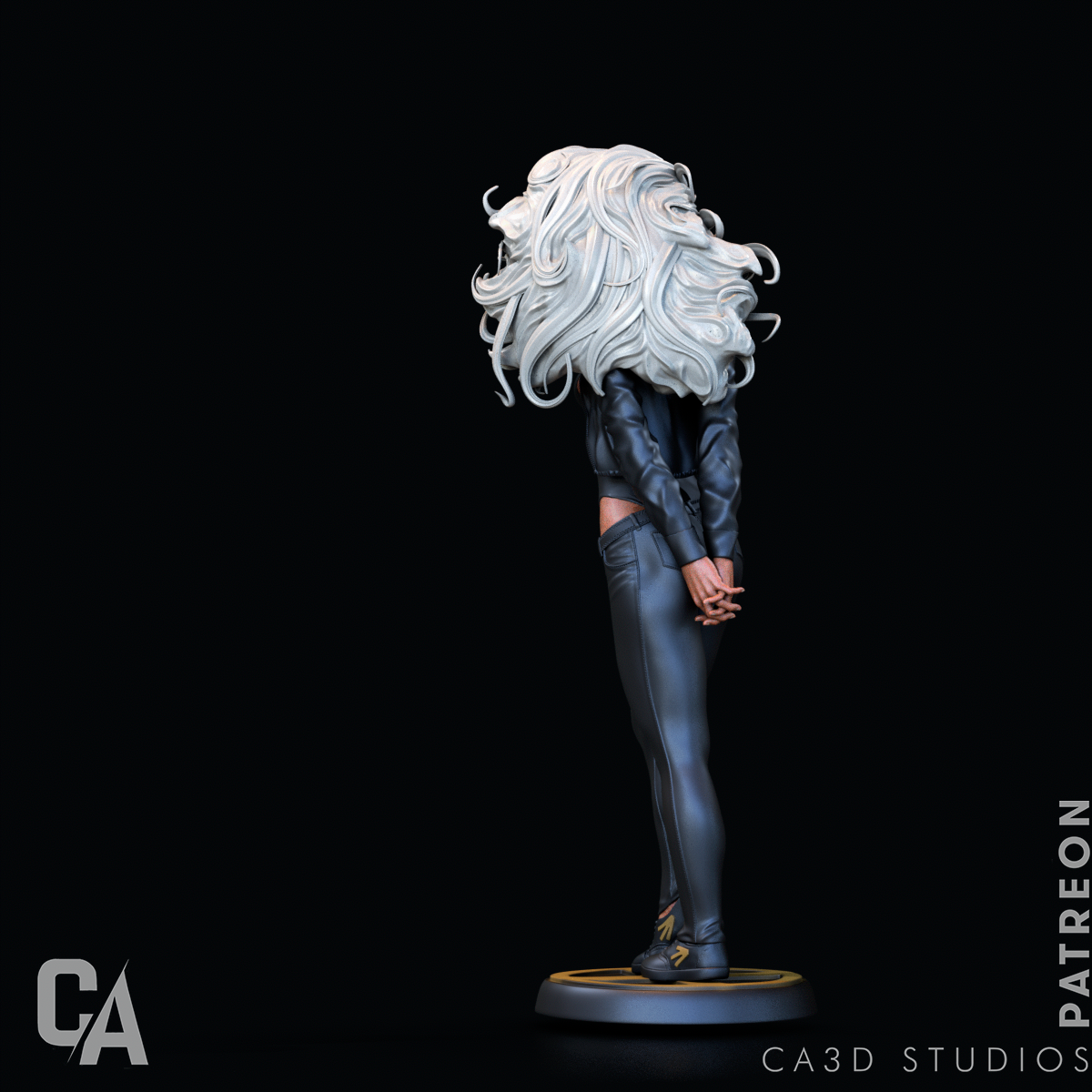 Weather Queen Storm Style X-Men Marvel Unpainted Resin Garage Model (1/6-1/12)