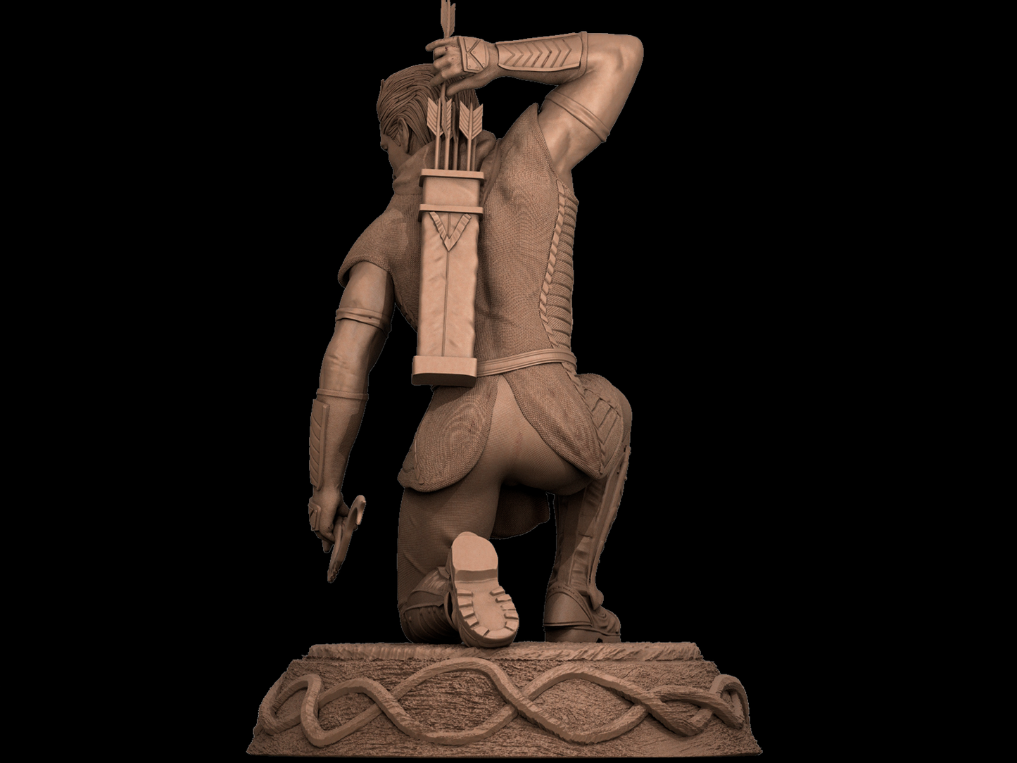 Green Lantern style Emerald Marksman Hero resin kit – Unpainted 3D Printed Model kit