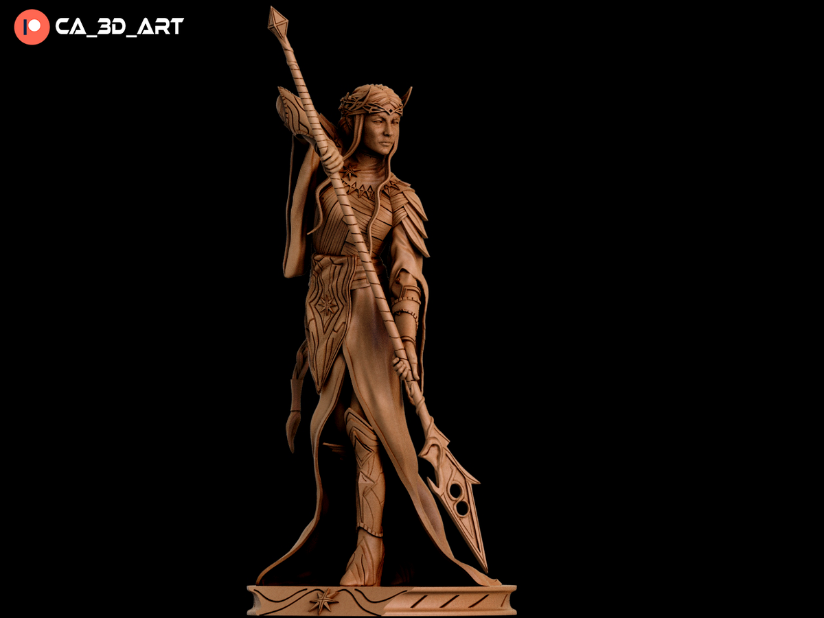 Galadriel Style Lord of the Rings LOTR Unpainted Resin Garage Kit (1/6-1/12)