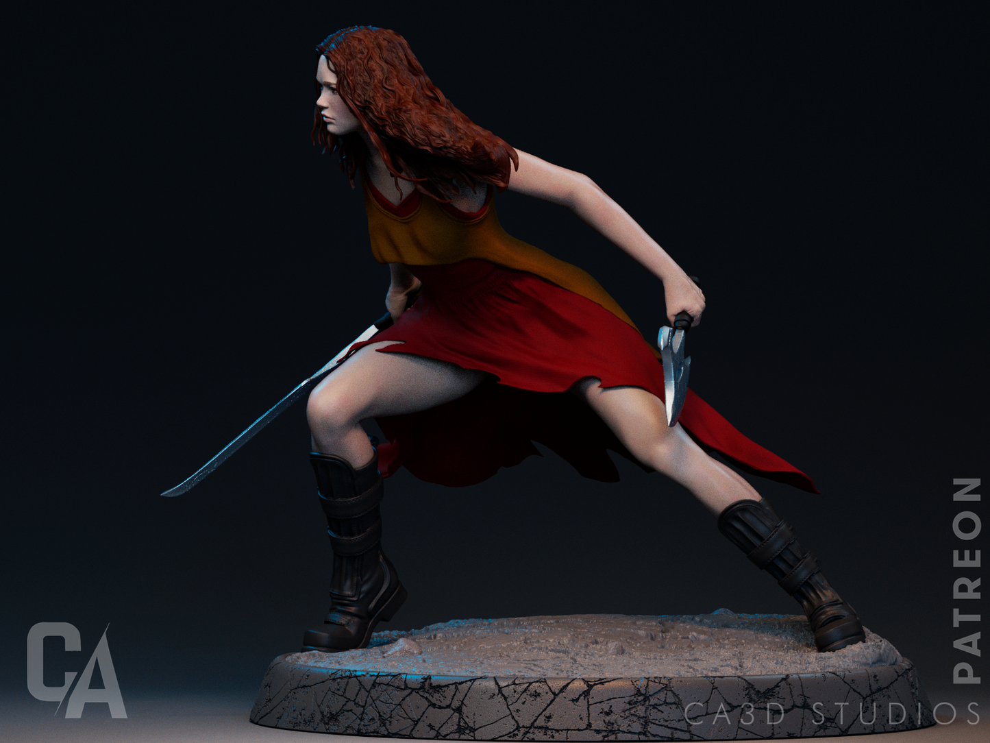 River Tam style Serenity Dancer Girl resin kit – Unpainted 3D Printed Model kit