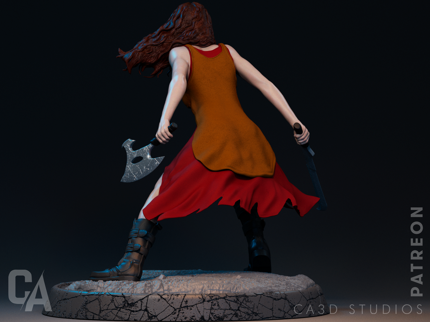 River Tam style Serenity Dancer Girl resin kit – Unpainted 3D Printed Model kit