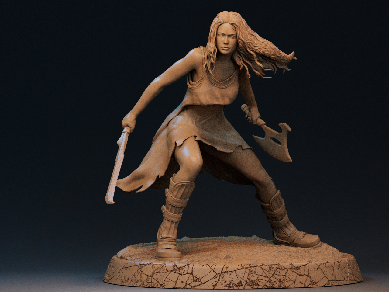 River Tam style Serenity Dancer Girl resin kit – Unpainted 3D Printed Model kit