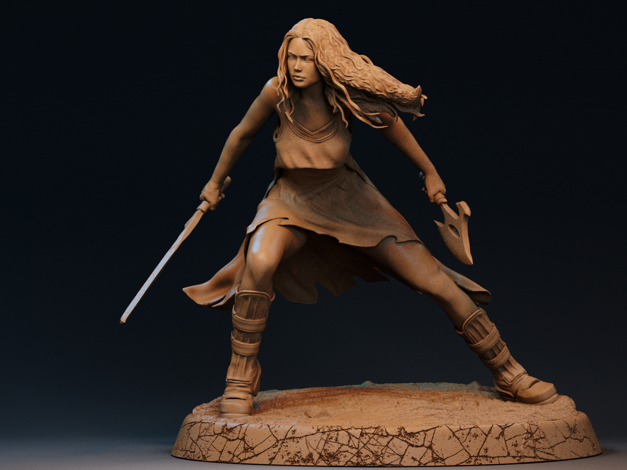 River Tam style Serenity Dancer Girl resin kit – Unpainted 3D Printed Model kit