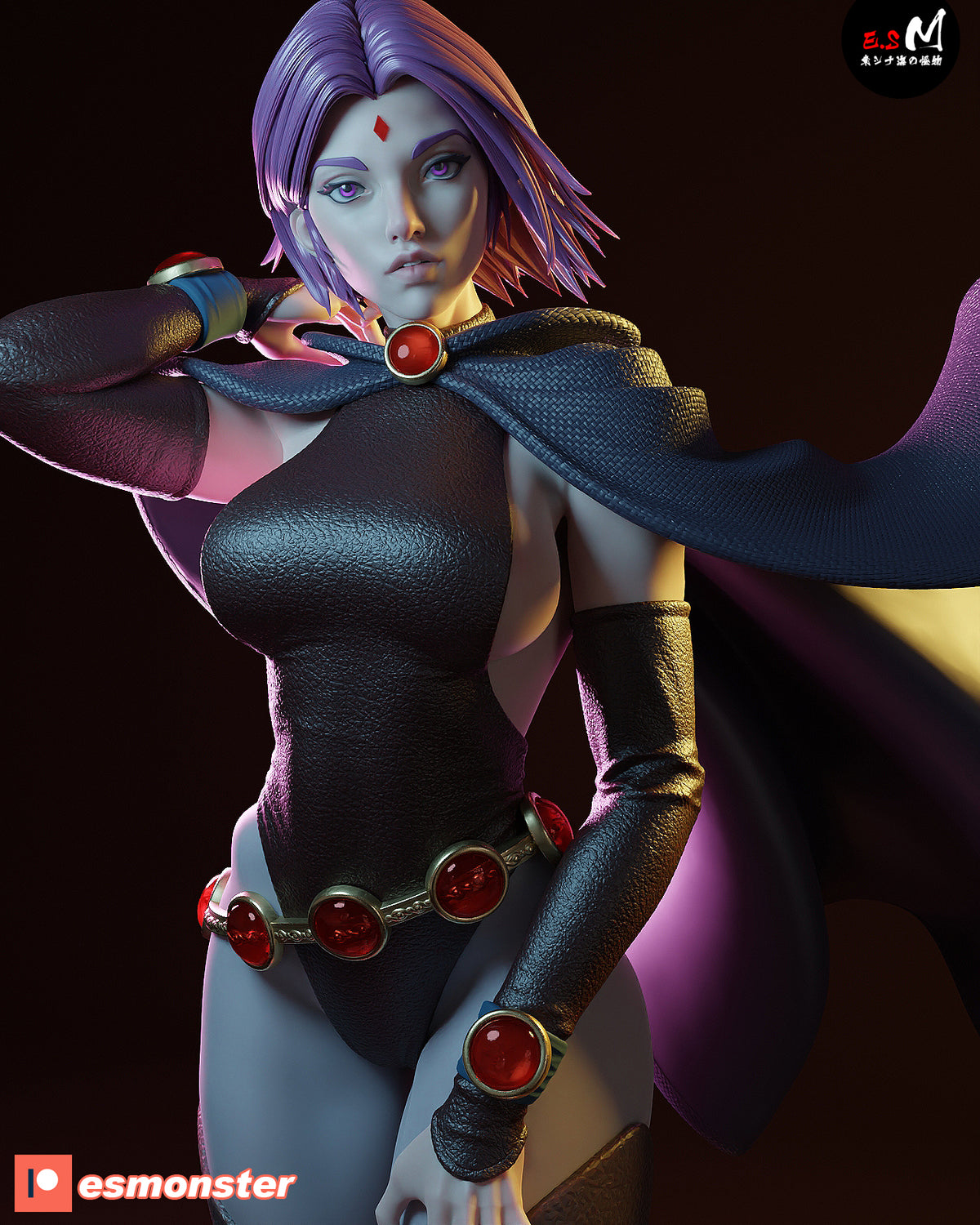 Raven Alluring Style DC Unpainted Resin Garage Kit (1/6-1/12)