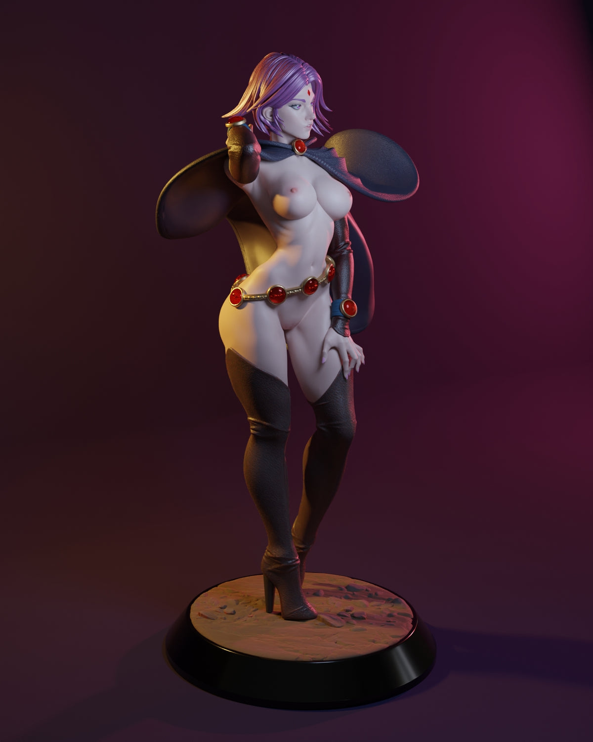 Raven Alluring Style DC Unpainted Resin Garage Kit (1/6-1/12)