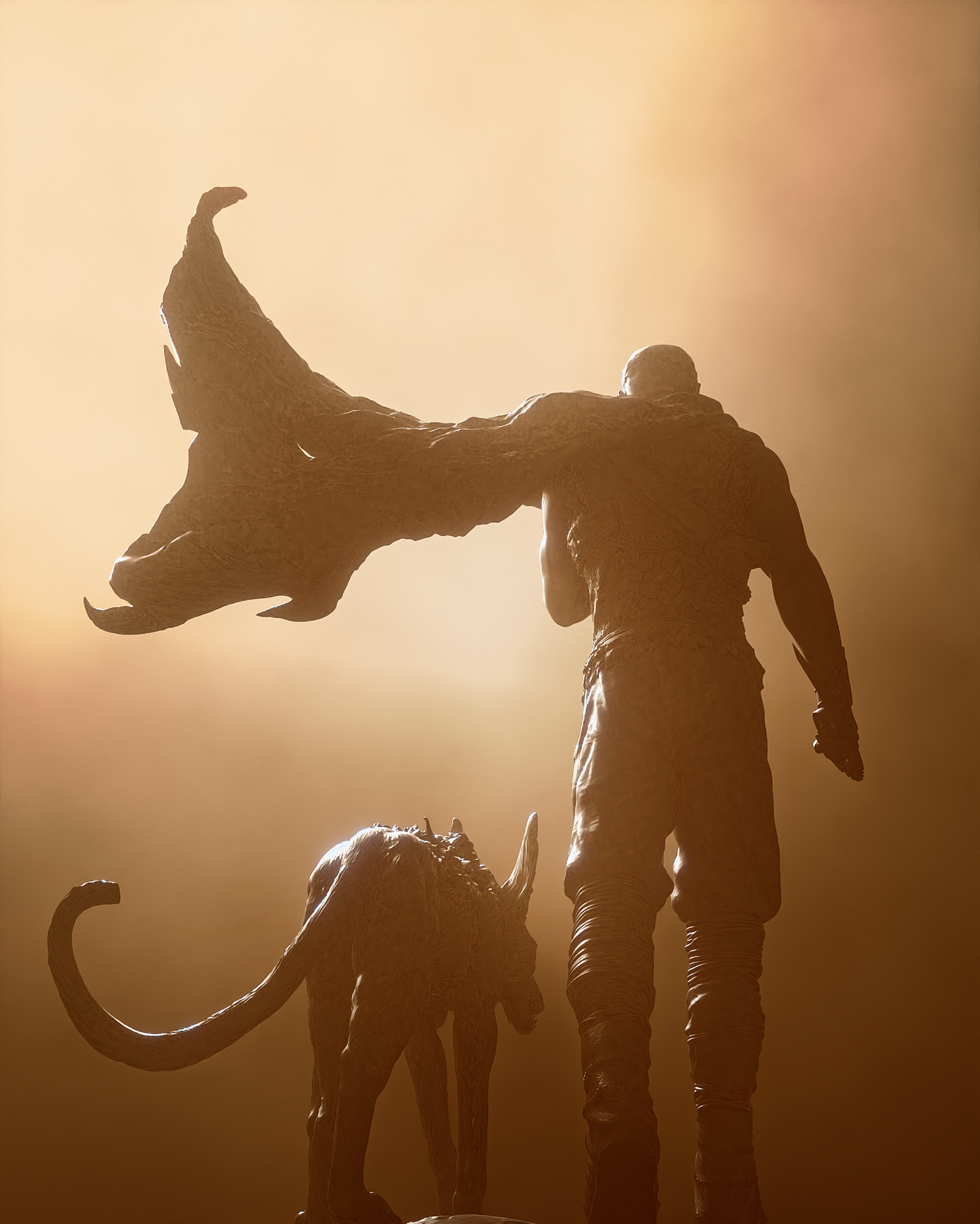 Riddick style Fury Outcast resin kit – Unpainted 3D Printed Model kit