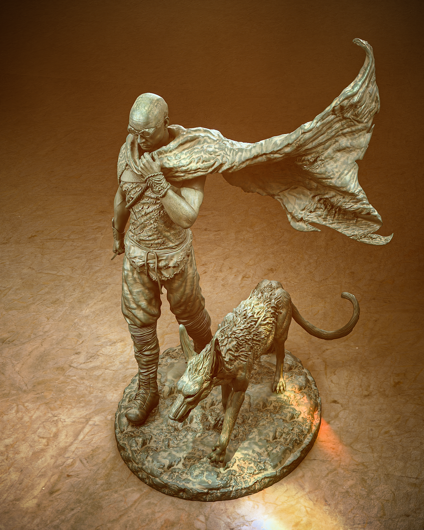 Riddick style Fury Outcast resin kit – Unpainted 3D Printed Model kit