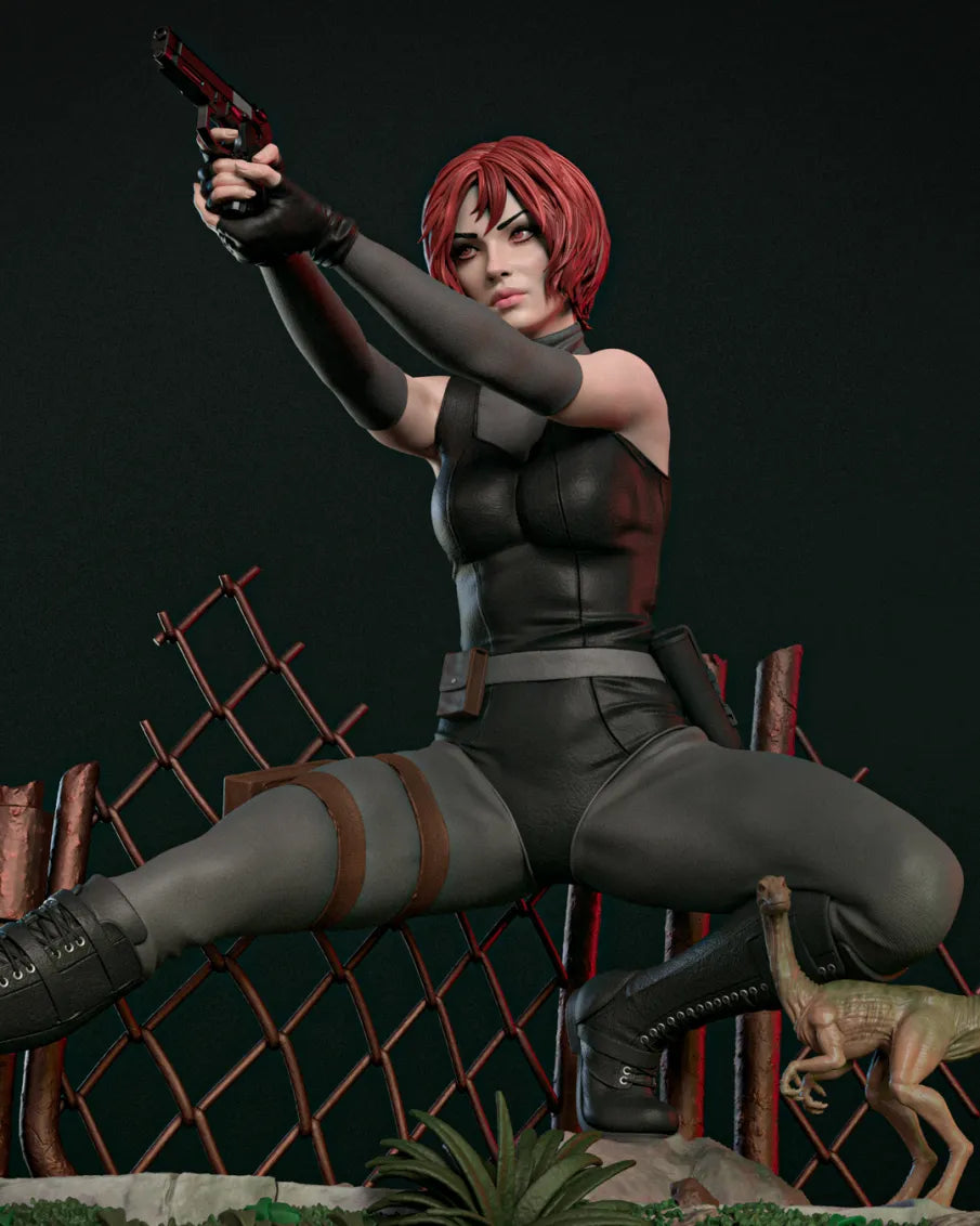 Regina Style Dino Crisis Survival Horror Unpainted Resin Kit (1/6-1/12)