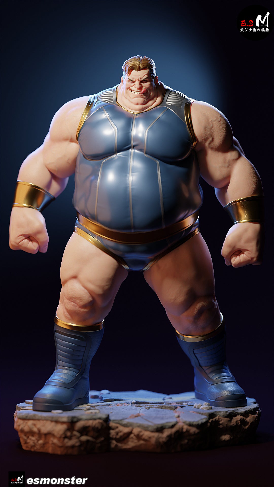 Blob Style Marvel Unpainted Resin Garage Model Kit (1/6-1/12)