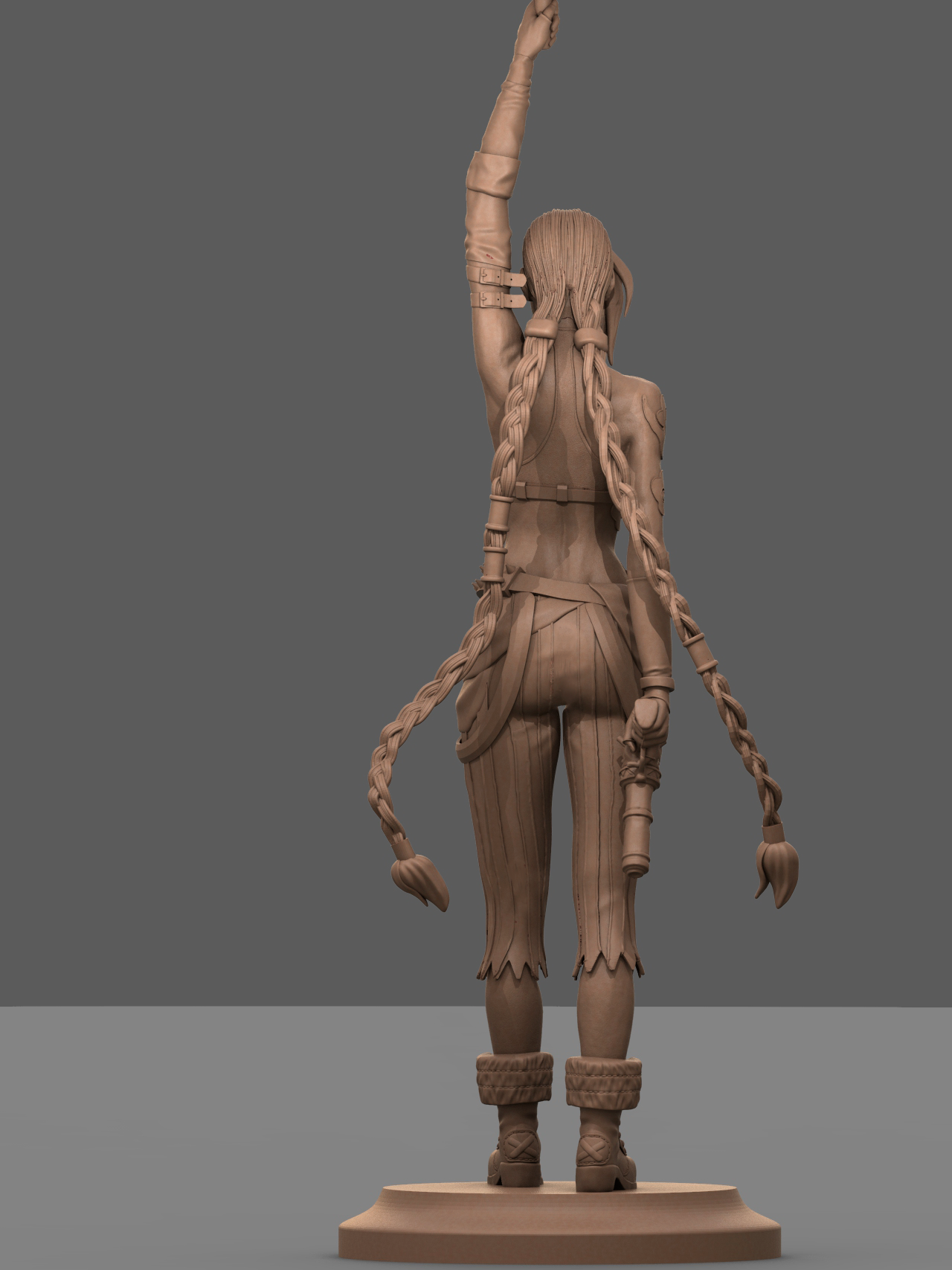 Arcane Jinx style Mad Bomber Girl resin kit – Unpainted 3D Printed Model kit