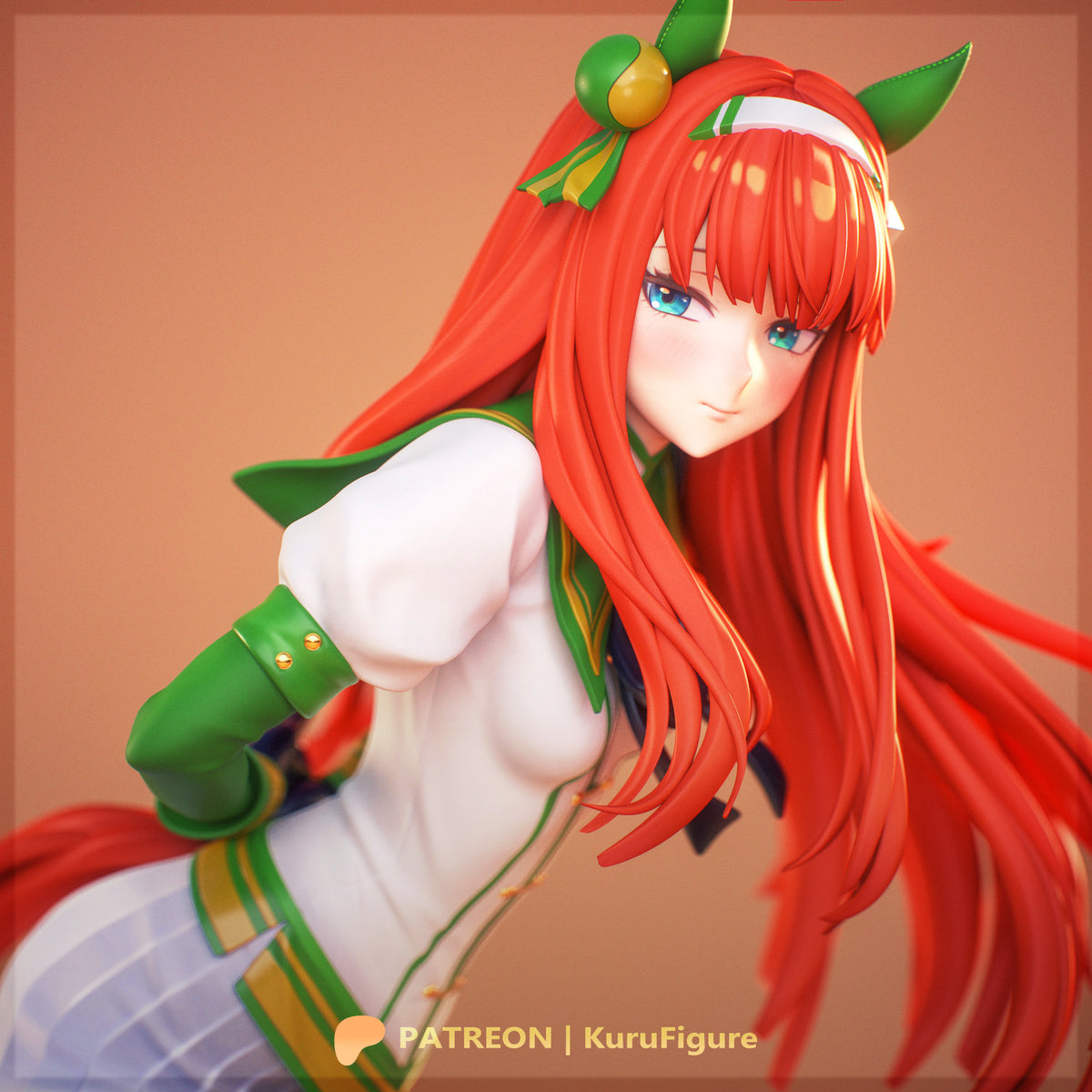 Silence Suzuka Style Uma Musume Unpainted Resin Kit (1/6-1/12)