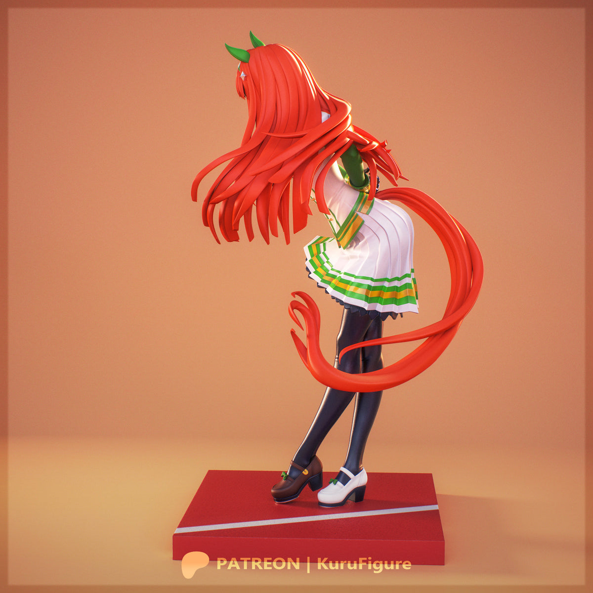 Silence Suzuka Style Uma Musume Unpainted Resin Kit (1/6-1/12)