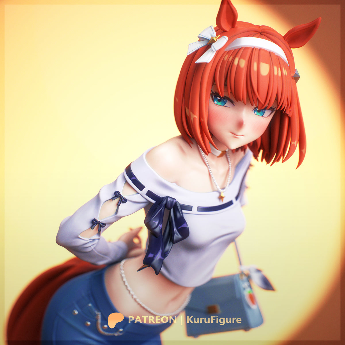 Silence Suzuka Style Uma Musume Unpainted Resin Kit (1/6-1/12)