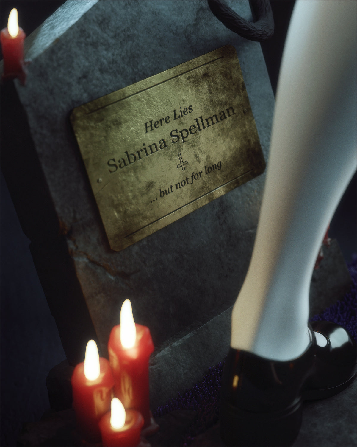 Sabrina Modern occult resin figure